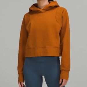 lululemon athletica
 Loungeful Cropped Hoodie size 12